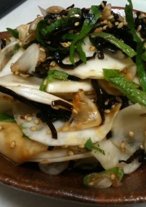 蕪と塩昆布の簡単サラダ-レシピのメイン写真
