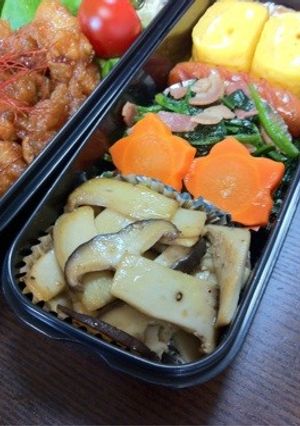 お弁当に☆キノコのマヨガーリック炒め☆-レシピのメイン写真