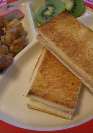 簡単ホットサンド-レシピのメイン写真