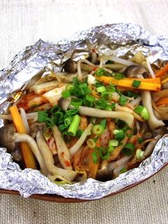 旨えびキムチの白身魚と野菜のホイル蒸し-レシピのメイン写真