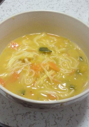 かぼちゃのにゅうめん♬-レシピのメイン写真