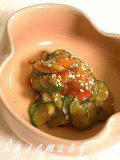 ぱぱっと一品♪ 胡瓜のキムチ和え-レシピのメイン写真