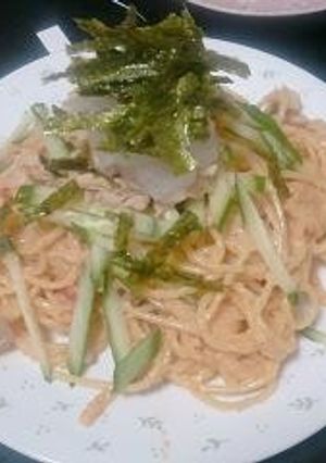 明太子マヨネーズパスタ～ツナと大根おろし-レシピのメイン写真