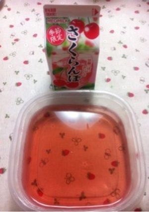 *さくらんぼゼリー*-レシピのメイン写真