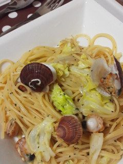 春キャベツとホタテのあっさりパスタ-レシピのメイン写真