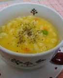 カップスープで簡単♪スープパスタ