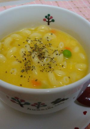 カップスープで簡単♪スープパスタ-レシピのメイン写真