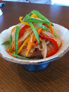 鶏と新玉ねぎの南蛮漬け-レシピのメイン写真