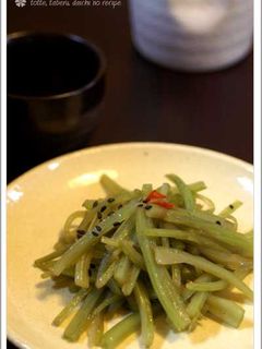 ふきのキンピラ-レシピのメイン写真