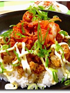 【主夫的】マヨカラキムチ丼-レシピのメイン写真