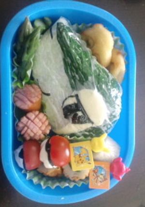 ツタージャキャラ弁-レシピのメイン写真