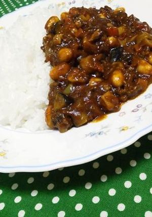 キノコと大豆のキーマカレー☆-レシピのメイン写真
