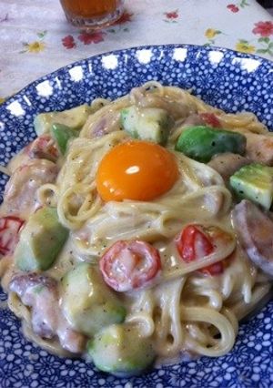 チキンとアボカドの和風クリームパスタ★-レシピのメイン写真