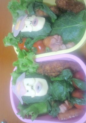 キャラ弁こびとづかん【リトルハナガシラ】-レシピのメイン写真