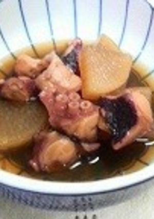 タコと大根の煮つけ-レシピのメイン写真