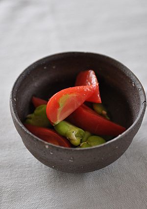トマトと空豆のマリネ-レシピのメイン写真