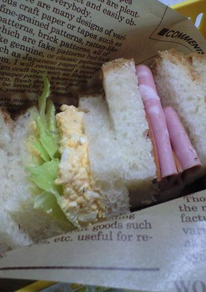 食パンDEサンドイッチ-レシピのメイン写真