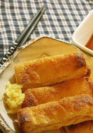 トースターで焼くだけ♪パリパリ油揚げ☆-レシピのメイン写真