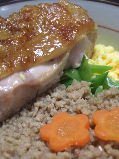 とりそぼろ丼☆照り焼きチキンのせ♪-レシピのメイン写真
