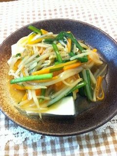 豆腐の中華もやしあんかけ-レシピのメイン写真
