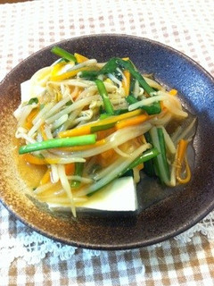 豆腐の中華もやしあんかけ-レシピのメイン写真