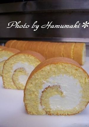 旨☆ミルキークリームdeロールケーキ♪-レシピのメイン写真