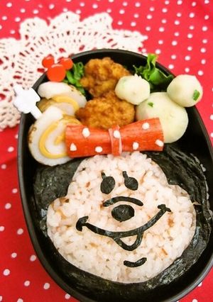 キャラ弁★ラフスケッチ　ミニー-レシピのメイン写真