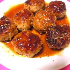 簡単　肉だんご-レシピのメイン写真