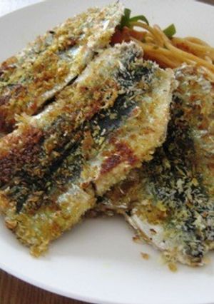 いわしのカレー風味パン粉焼き-レシピのメイン写真