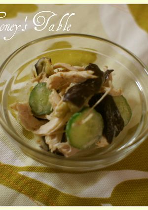 ❀蒸しナスがおいしい♪棒々鶏風サラダ❀-レシピのメイン写真