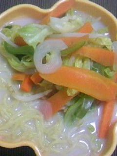 焼きそばの麺で本格ミルクチャンポン風-レシピのメイン写真
