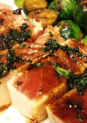 マグロステーキ＊しそバターしょうゆソース-レシピのメイン写真