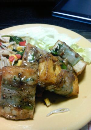 厚揚げ肉巻き♪-レシピのメイン写真