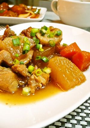 圧力鍋で！鶏肉と大根とにんじんの炒め煮♪-レシピのメイン写真