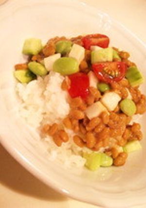 納豆deカラフル丼-レシピのメイン写真