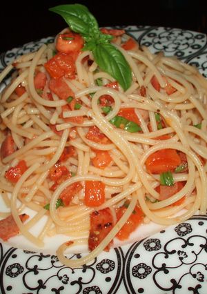 ベーコンとトマトの冷製パスタ☆-レシピのメイン写真