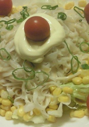 バチそうめん(ふしそうめん)サラダ-レシピのメイン写真