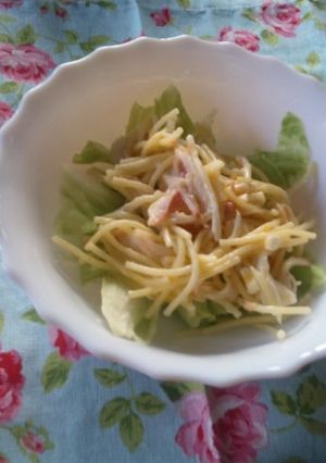 カルボナーラ風パスタサラダ-レシピのメイン写真