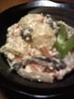 新じゃが+キノコのチーズ白和え-レシピのメイン写真