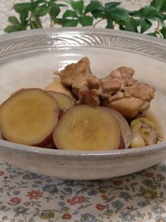 鶏肉とさつまいもの煮物-レシピのメイン写真