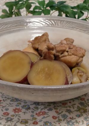 鶏肉とさつまいもの煮物-レシピのメイン写真