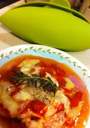ルクエ☆かじきまぐろとポテトのイタリアン-レシピのメイン写真