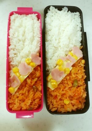☆ハーフ＆ハーフ☆白ご飯が足りない時に♪-レシピのメイン写真