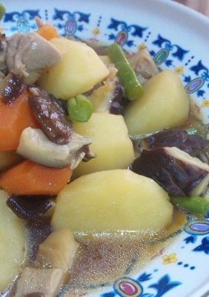 鶏肉とじゃが芋のお煮しめ-レシピのメイン写真