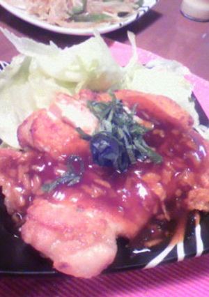 鶏の甘酢あんかけ-レシピのメイン写真
