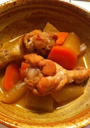 鳥手羽元と大根とにんじんの中華煮-レシピのメイン写真