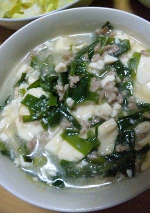 にら豆腐-レシピのメイン写真