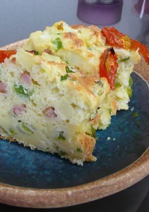 ホットケーキミックスで簡単ケークサレ-レシピのメイン写真