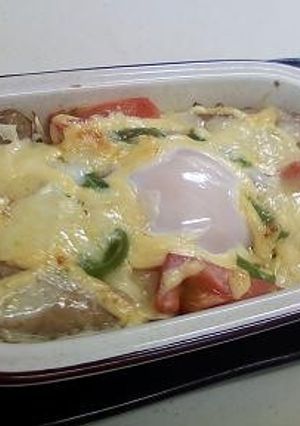 野菜もたっぷり　チーズとたまごのココット-レシピのメイン写真