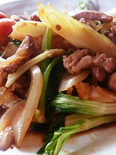 セロリと豚肉のオイスターソース炒め-レシピのメイン写真